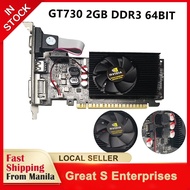 GSE Graphics Card GT730 2GB Graphics Card 64Bit GDDR3 GT 730 2G D3 Game Video Card