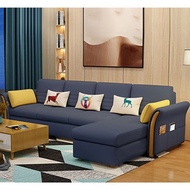 sofa retro sofa ruang tamu sofa minimalis sofa Lsudut sofa letter L sofa bludru