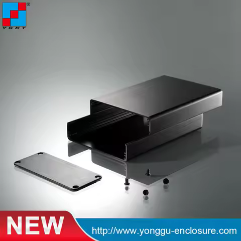 YGS-005 88*38-120mm WxH-L anodized aluminum small aluminium extruded project electronic enclosure pc