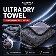 CARVIX | Ultra Drying Towel Twisted Loop Towel Super Water Absorbent Towel Car Wash Microfiber Cloth