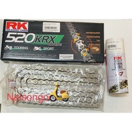 CHAIN X-RING (RK) 520KRX 520x120L + Chain oil