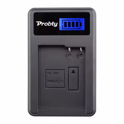 For Panasonic DMW-BLC12 DMW BLC12 LCD USB Charger for Panasonic Lumix DMC-FZ200 DMC-FZ1000 DMC-G5 DM