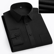  Super Big Size 11XL 10XL 9XL 8XL Dress Shirts For Men Long Sleeve Autumn Spring Regular Fit Social