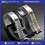 Apply to Casio 2784 MDV-106 MDV-107 Replacement Stainless Steel Watch Strap, 22mm Metal Band for Div