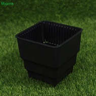 Mypink Inner Dia. 6cm/7cm Square Flowers Pot  Pot Plastic Flower Pot Cactus Planter Container  Nursery Supplies SG