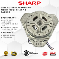 ES-T85CR DINAMO SPIN PENGERING MESIN CUCI SHARP 2 TABUNG | SPAREPART MESIN CUCI