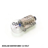 Mini Flashlight Bulb 7.2 VOLT