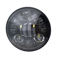 1 piece 5.75 Inch  5 3/4" 70W H/L LED Headlight For Motorcycle Softail Dyna And Sportster Models.