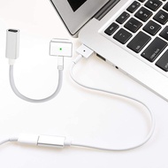 USB-C Female to Magnetic 1/2 Charging Cable Adapter for Macbook Pro Retina Air A1465 A1466 A1398 A14