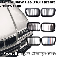 Kidney Grille Single Front Bumper Grilles Fit for BMW E36 318i 323i 1997 1998 1999 Car Accessories R