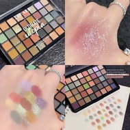 eyeshadow eyeshadow stick DIKALU 40 Color Eyeshadow Palette Utopia Queen Earth Color Multicolor Pale