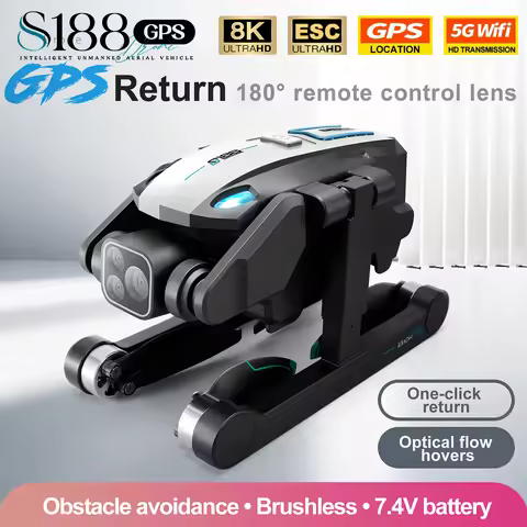 S188 MAX GPS Drone 8K Camera Aerial Photography UAV 5G GPV Optical Flow Hover Obstacle Avoidance Bru