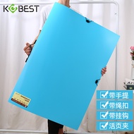 Kang Bai 2 Open Portable Loose-Leaf Collection Book Pack Korean Album Movie Big Poster Folder A1 Tra