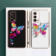 Watercolor Painting Art Butterfly E-TPU Phone Case For OPPO A79 A75 A73 A54 A35 A31 A17 A16 A15 A12 A11 A9 A7 A5 AX5 F11 F9 F7 F5 R17 Realme C1 Find X3 Pro Plus S E K X