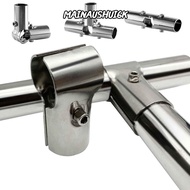 MAINAUSHUI6K 1Pc Tube Connector 25mm Fixed Clamp Stainless Steel Rod Support