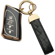 for Lexus Key Fob Cover Keychain Fit for Lexus 2018-2022 UX200 LS500 LS500H LC500 LC500h ES300h ES35