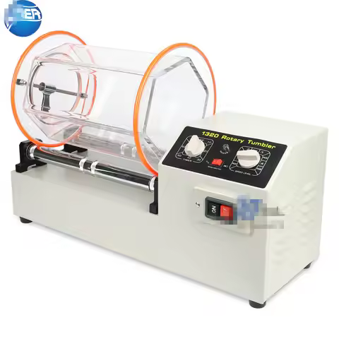 KT1320 11kg BIG CAPACITY Rotary Tumbler Polishing Barrel drum polish Machine jewelry Rolling polish 