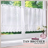 Ready Stock Skirting Curtain/Anak Langsir Tingkap (W)62" x (H)29" / Langsir Dapur Pendek / Langsir T