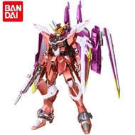 05Z Original Bandai Gundam Anime Figure MG 1/100 ZGMF-X09A Metal Coloring Justice Gundam Assem pAC