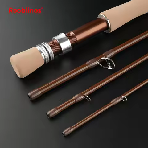 ROOBLINOS Fly Fishing Rod 4/5wt，9ft（2.7m）Ultra Lite，Carbon Rod，Freshwater Fly Rods，JIT，2026 New Fish