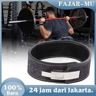 Genuine Leather Gym Belt / Lever Belt Powerlifting / Gym Waist Support Buckle