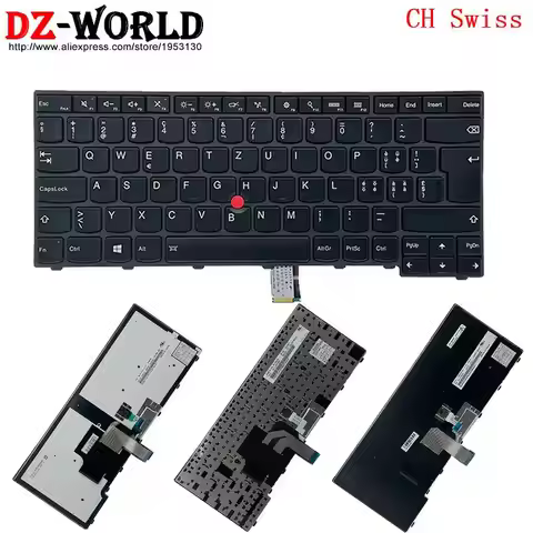 CH Swiss Keyboard for Lenovo Thinkpad T460 T450 T440 S L440 L450 L460 L470 E431 E440 Laptop 04Y2753 