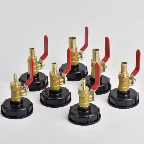 IBC Tank Tap Adapter S60 To 6/8/10/12/16mm Hose Barb Connection Brass Valve Garden Hose Quick Connec