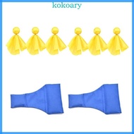 KOK 6pcs Football Penalty Flags Tossing Flags with 2pcs Bean Bag Challenge Flags