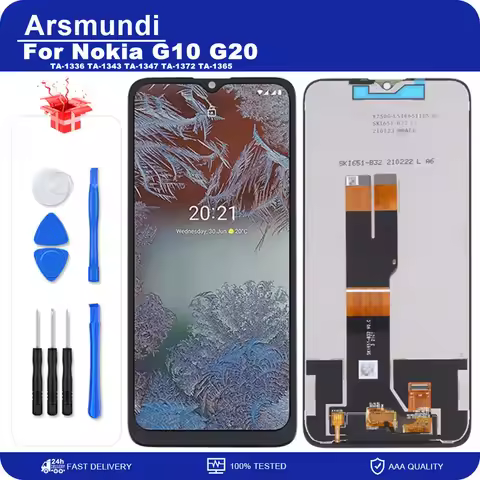 6.52'' For Nokia G10 G20 LCD Display Touch Screen Digitizer For Nokia TA-1336 TA-1343 TA-1347 TA-137