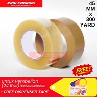 Clear Duct Tape 2Inch x 300Yards / Duct Tape 2in (45mm x 300Yards)