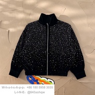 Original Label 1: 1 G00D BRA ** Pendant Silver Starry Night Gypsophila Corduroy Baseball Uniform Zip