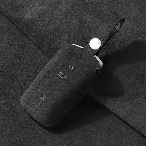 Suede car key case Cover for BMW F10 F20 F30 F25 F34 F36 X1 X3 X4 M235i E90 1 2 3 5 7 Key Protection