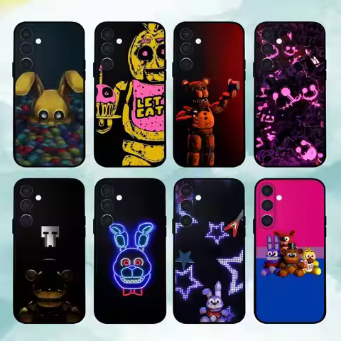 Five-Nights-At-Freddys Fnaf Phone Case For Samsung A73,72,71,53,52,51,22,91,80, Soft Black Cover