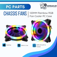 MMA RAINBOW RGB LED FAN 120mm PC CPU Computer Case Cooling Fan