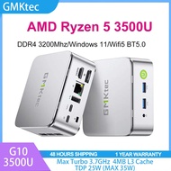 GMKtec G10 AMD Ryzen 5 3500U Mini PC Win11 DDR4  Display Office PC