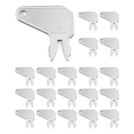 QWORK Ignition Keys, 20 Pack 8H5306 Disconnect Key Compatible with Caterpillar CAT Equipment Battery