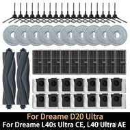 For Dreame D20 Ultra | L40s Ultra CE | L40 Ultra AE Main Brush Side Brush Hepa Filter Mop Cloth Dust