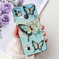 สำหรับ Infinix Smart HD 2021เคส X612 X612B แฟชั่นหรูหราเพ้นท์ลายเคสโทรศัพท์ซิลิโคนนิ่มสำหรับ Infinix