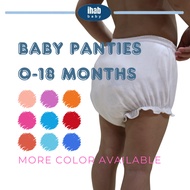 [IHAB Baby] Baby Infant Training Underwear | Girl Panties Underpants | Seluar Dalam Bayi Perempuan