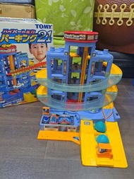 二手 多美 TOMY 21世紀旋轉自動停車塔 自取