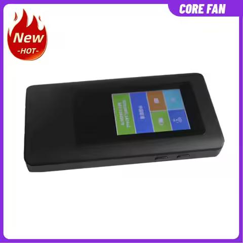 5G WiFi6 Portable Router Dual Band 2.4G/5.8G Mobile Hotspot SIM Card Pocket MiFi Modem 4000mAh Wide 