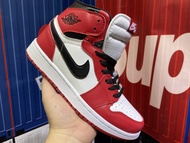 รองเท้า รองเท้าผ้าใบ nike AJ1 red white if-19 38