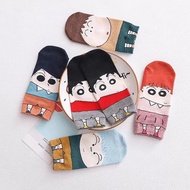 1Pair Cartoon Character Shoe Sock Unisex Foot Sock Office Ankle Sock Cotton Comfortbale Sock