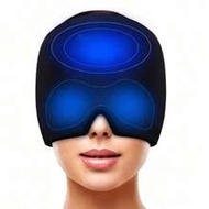 1pc Headache Relief Ice Cap - Gel Ice Pack Migraine Hat, Elastic Pressure Relief Mask For Eye Puffin