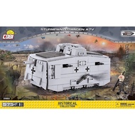 [SG STOCK] COBI WW1 GERMAN A7V PANZER TANK 2982 bricks (lego compatible)