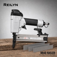 Reilyn F30 Long Nose Pneumatic Brad Nailer 18GA Lightweight Air Nail Gun for Wood Joinery and Craft 