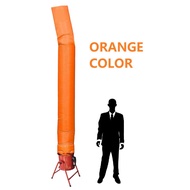 Air Dancer (Sky Dancer) Straight Tube Cloth Orange Color 14 feet without Blower