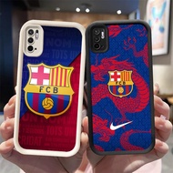 YA-11 FC Barca Shockproof Casing for Xiaomi Redmi Note 10 10T 10S Pova POCO M5S M4 Lite Pro