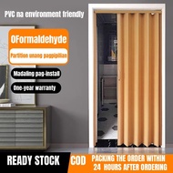 Modern PVC Folding Door | Easy Install, 0-Formaldehyde | Kitchen & Bathroom Divider