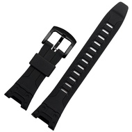 手表带 Original Genuine Fits Casio PROTREK Watch PRG-110Y/C/PRW-1300Y Resin Silicone Watch Strap Accessories